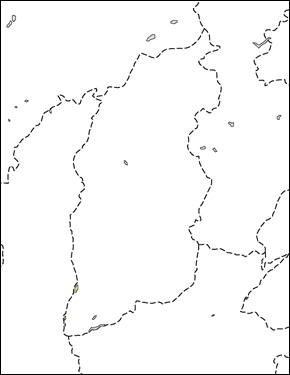 山西省白地図の小さい画像