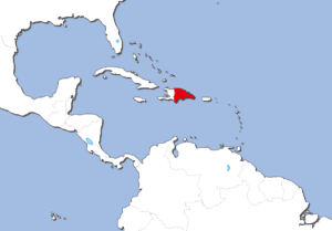 ドミニカ共和国の地図