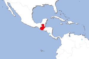 グアテマラの地図