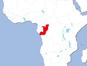 コンゴ共和国の地図
