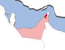 ラアス・アル＝ハイマの地図