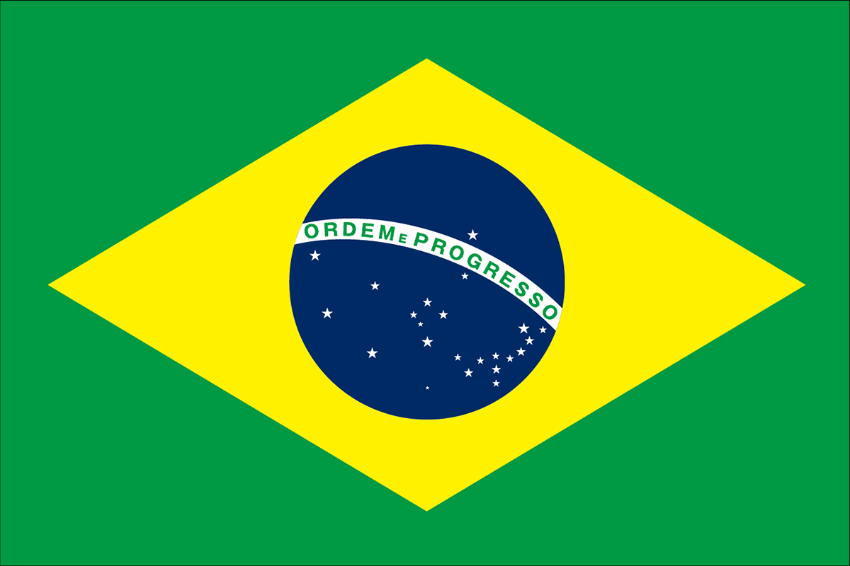 ブラジルの国旗 意味やイラストのフリー素材など 世界の国旗 世界の国旗