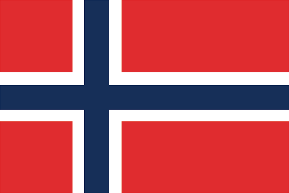 ノルウェーの国旗 意味やイラストのフリー素材など 世界の国旗 世界の国旗