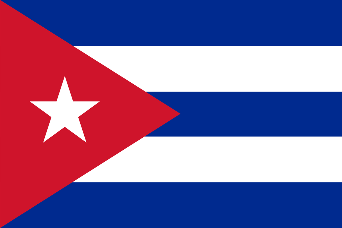 キューバの国旗 世界の国旗 世界の国旗