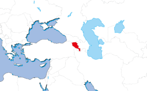 アルメニアの地図