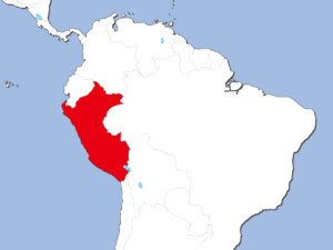ペルーの地図