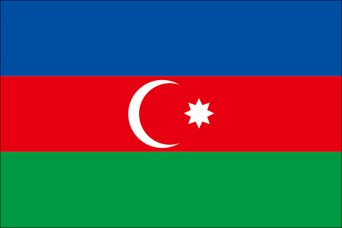 71％以上節約 世界の国旗 万国旗 アゼルバイジャン 70×105cm