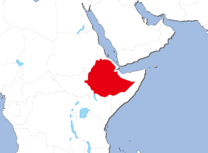 エチオピアの地図