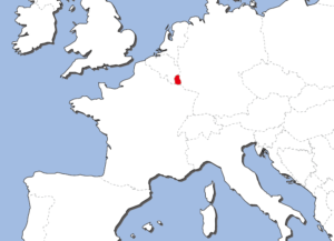 ルクセンブルクの地図