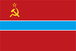 ウズベキスタンの国旗1952-1991