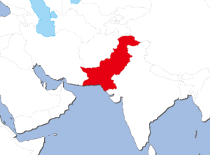 パキスタンの地図