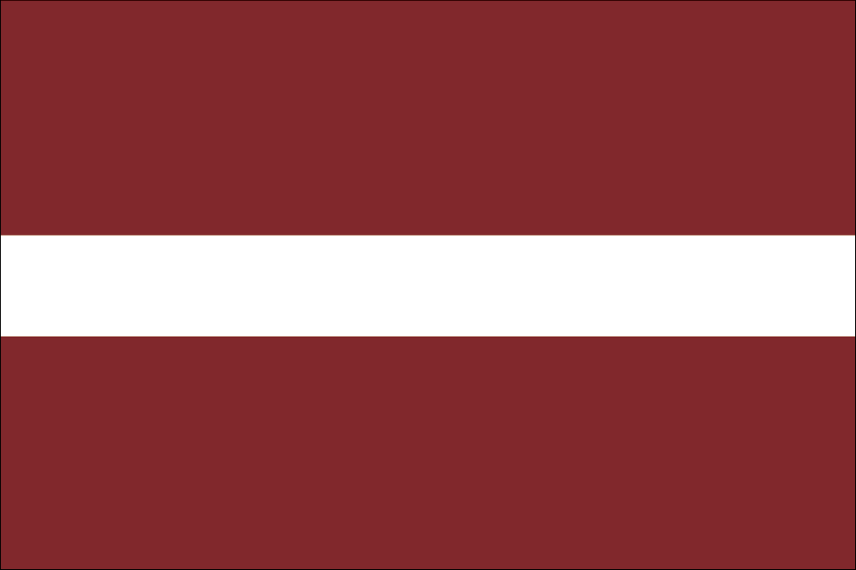 ラトビアの国旗 意味やイラストのフリー素材など 世界の国旗 世界の国旗
