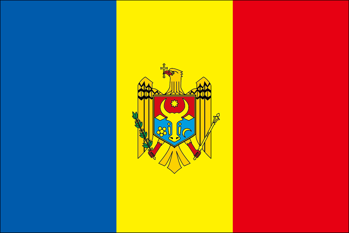 未使用品 国旗 No 取寄商品 No 2 モルドバ 地図 国旗