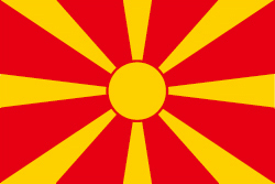 北マケドニアの国旗