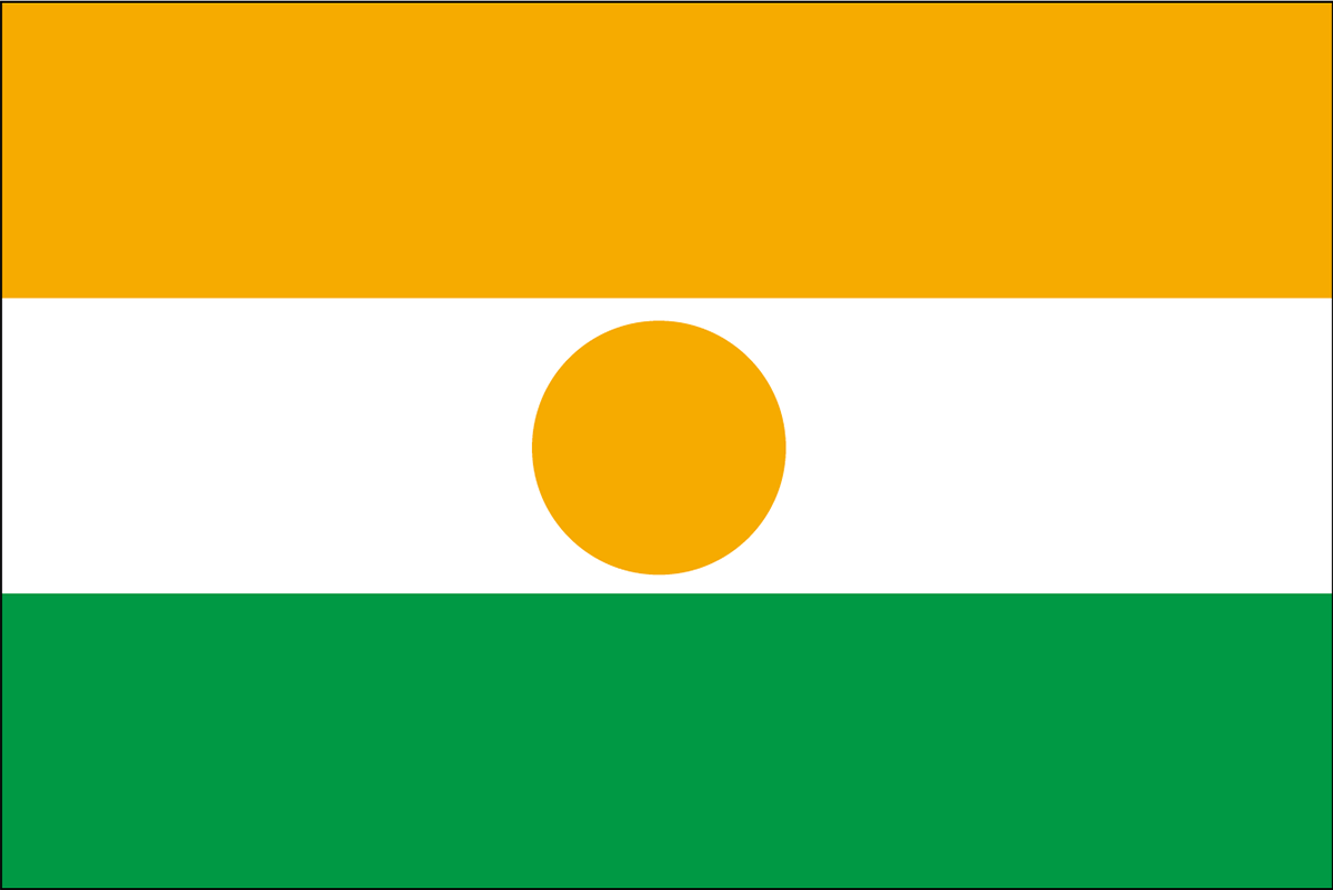 ニジェールの国旗 意味やイラストのフリー素材など 世界の国旗 世界の国旗