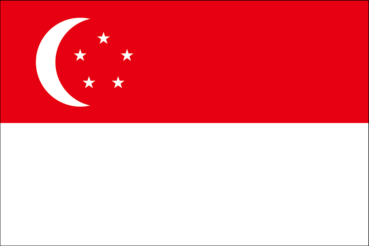 シンガポールの国旗 世界の国旗 世界の国旗