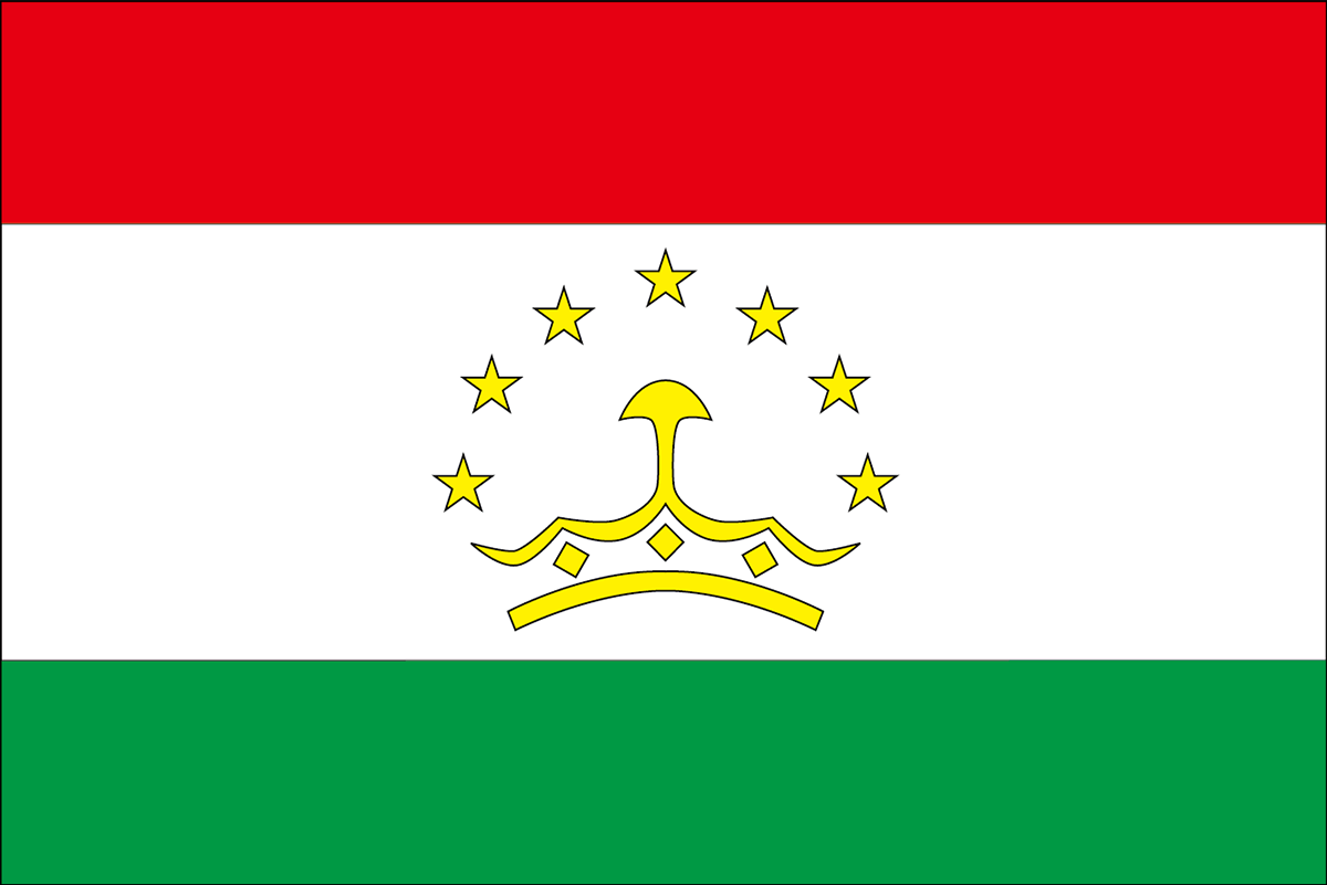 タジキスタンの国旗 | 意味やイラストのフリー素材など - 世界 ...