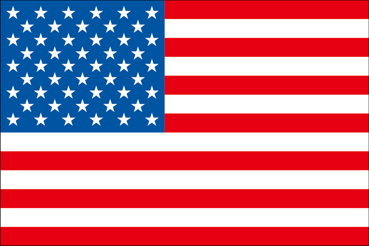アメリカ合衆国の国旗 | 意味やイラストのフリー素材など – 世界の国旗 | 世界の国旗