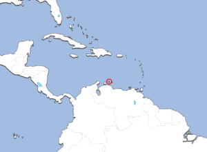 キュラソー島の地図