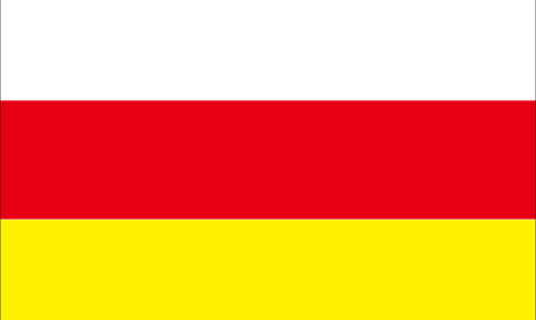 北オセチア・アラニヤ共和国の旗