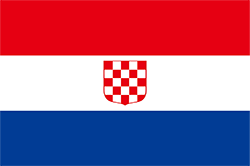 クロアチアの国旗 世界の国旗 世界の国旗