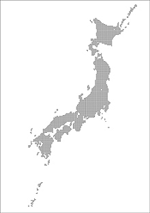 デザイン日本地図