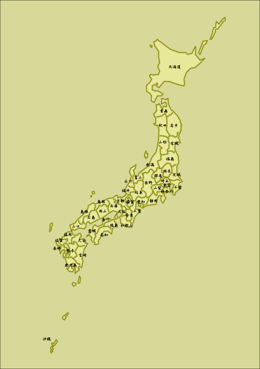 古地図風日本地図02