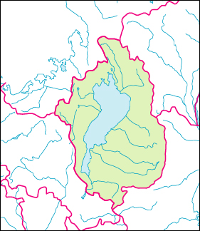 滋賀県の地図 白地図