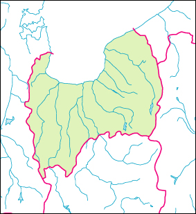 富山県の地図 白地図