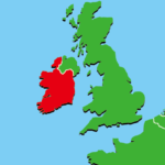 アイスランドのフリー素材地図 世界地図