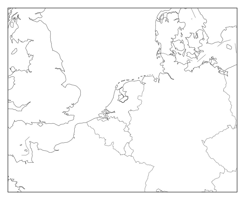 オランダのフリー素材地図 世界地図