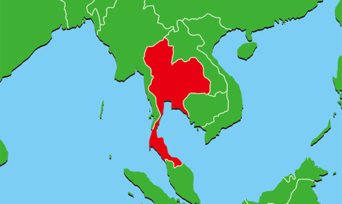 アジア地域の白地図 世界地図 2ページ目
