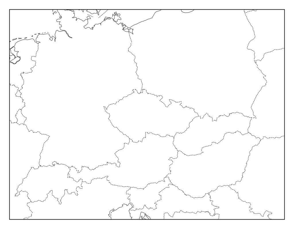 チェコのフリー素材地図 世界地図