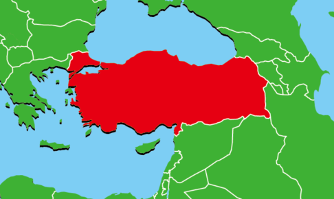 アジア地域の白地図 世界地図 2ページ目