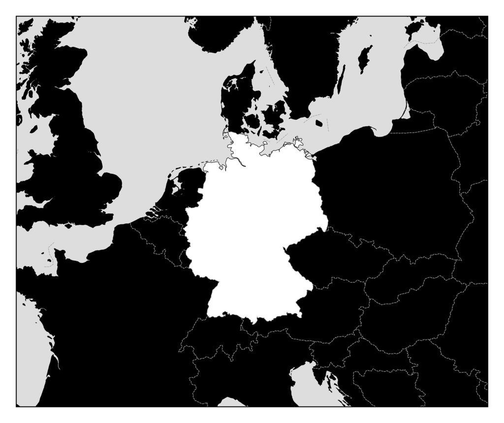 ドイツのフリー素材地図 世界地図