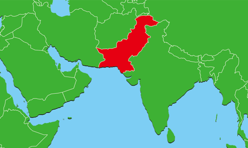 アジア地域の白地図 世界地図 2ページ目