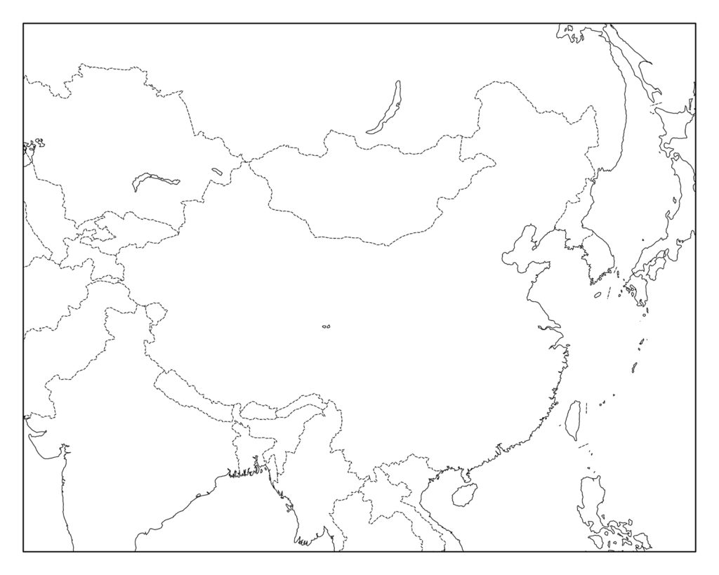 中国のフリー素材地図 世界地図