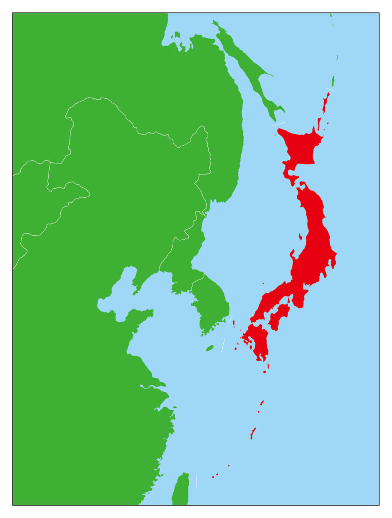 日本のフリー素材地図 世界地図