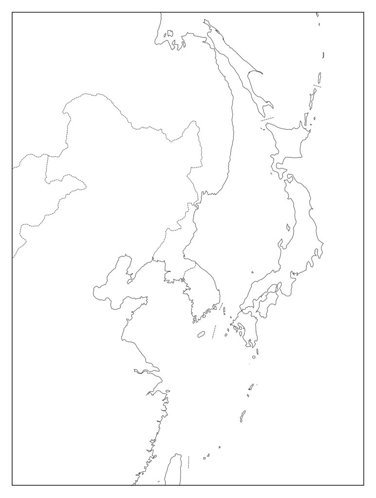 日本のフリー素材地図 世界地図