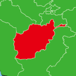 アフガニスタンの地図