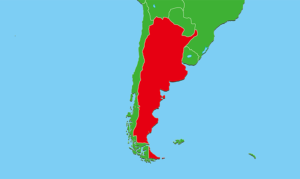 アルゼンチン地図