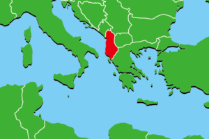 アルバニア地図