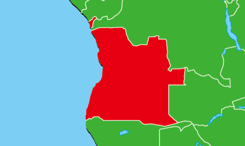 アンゴラ地図
