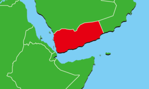 イエメンの地図