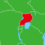 ウガンダ地図