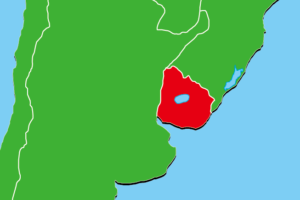 ウルグアイ地図