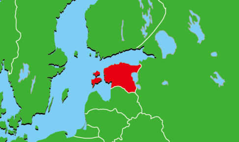 エストニア地図