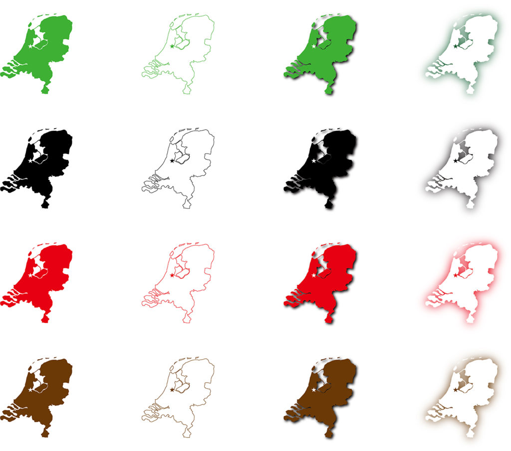 オランダ地図