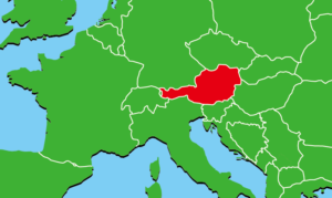 オーストリア地図