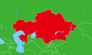 カザフスタン地図